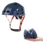Overade Plixi Fit Foldable Helmet in Blue - S/M