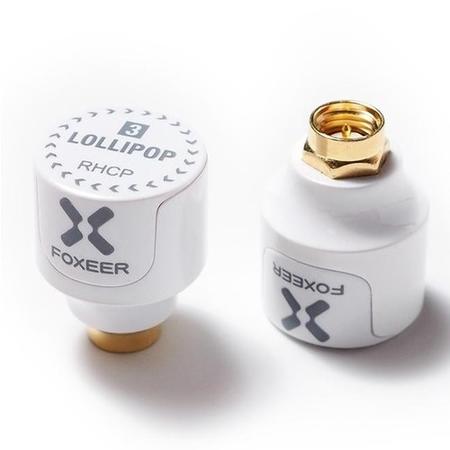 Foxeer Lollipop V3 Stubby in White - RHCP - 2pcs