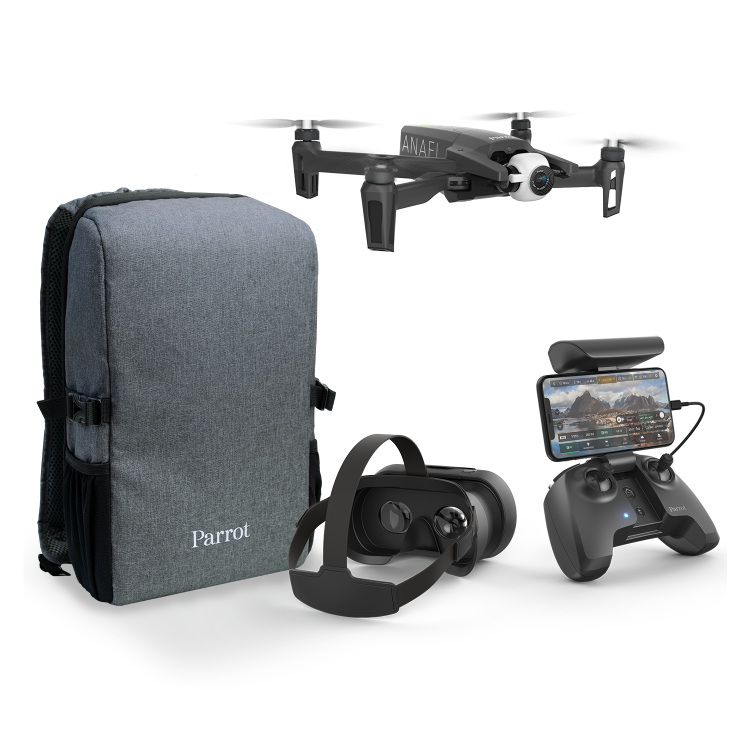 GRADE A1 - Parrot Anafi 4K HDR Camera Drone with FPV Package