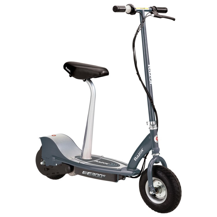 Razor E300S Scooter with Seat - Matt Grey 
