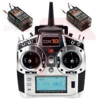 Spektrum DX18 18 Channel Telemetry System & 2 AR9020 Receivers