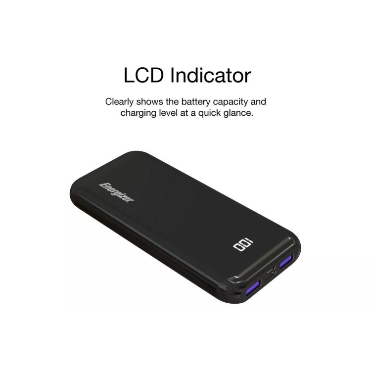 Energizer UE10011PQ 37Wh 10000mAh Portable Power Bank Black