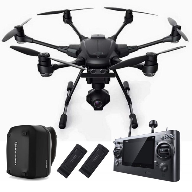 GRADE A1 - As new but box opened - Yuneec Typhoon H Pro - Real Sense Collision Avoidance + Extra Battery & Backpack