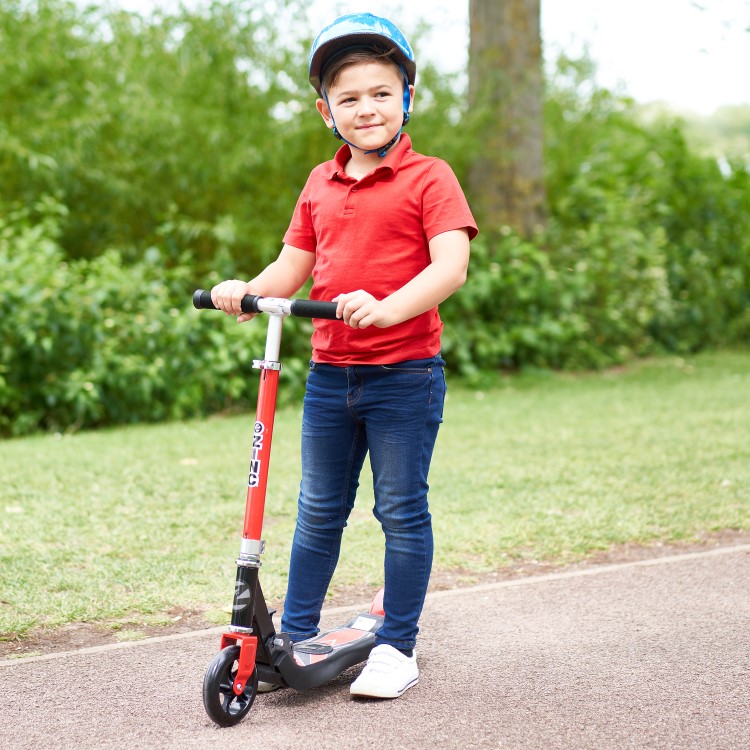 GRADE A1 - Zinc E4 Electric Kids Scooter - Red