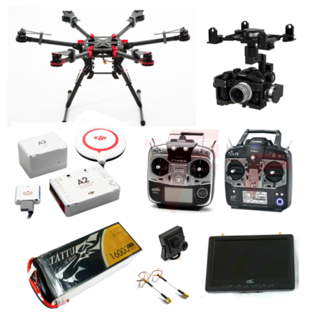 DJI S900 + A2 Flight Controller + Z15 Gimbal GH4 dji-s900-a2-gps-z15 ...