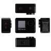 4K 60 FPS Wifi Dual Screen Waterproof Sports Action Camera - Anti Shake Technology and Full Accessory Kit