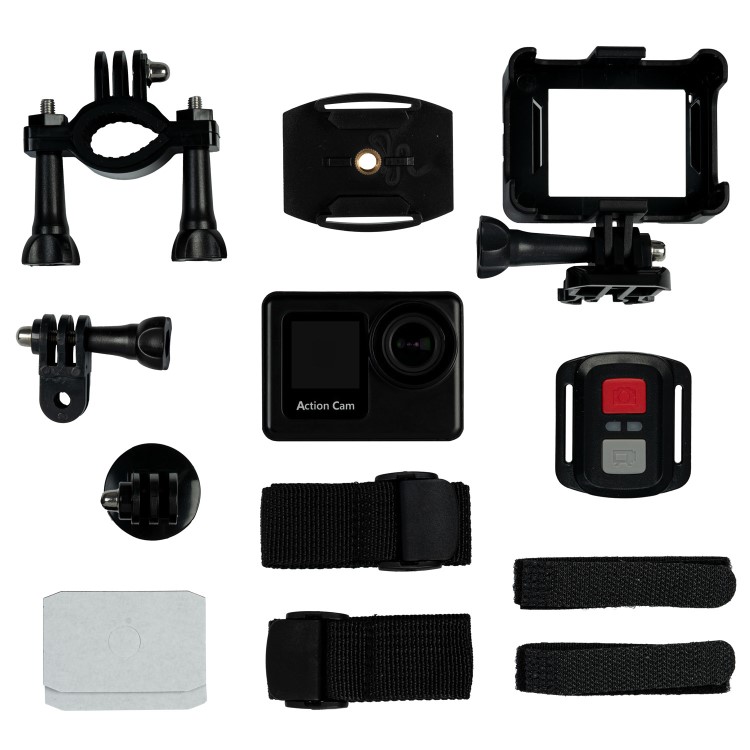 Refurbished electriQ 4K Ultra HD Action Camera in Black