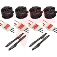Mini Quad Power Set 1806 Motor + 12A SimonK ESC + Carbon Props