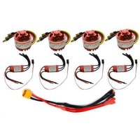 QuadCopter Power Set X4 SimonK ESC X4 2830/1000KV Motor