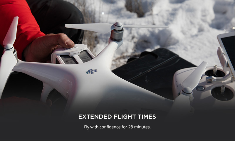 DJI Phantom 4 - Extended Flight Times