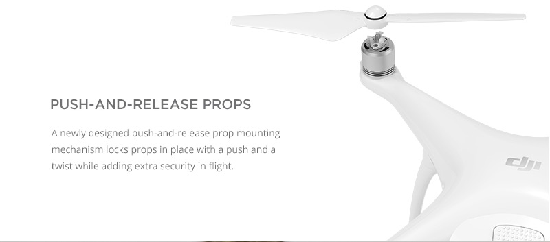 DJI Phantom 4 - Easy Props Release