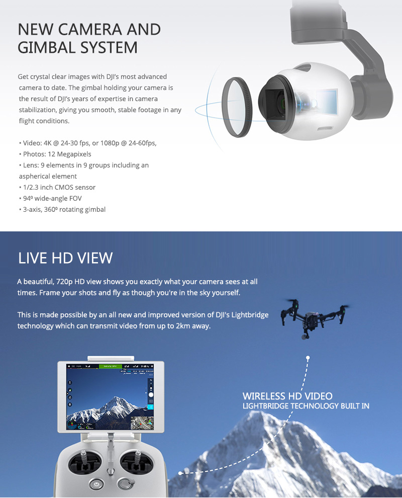 DJI Inspire 1 - Single Controller From Drones Direct