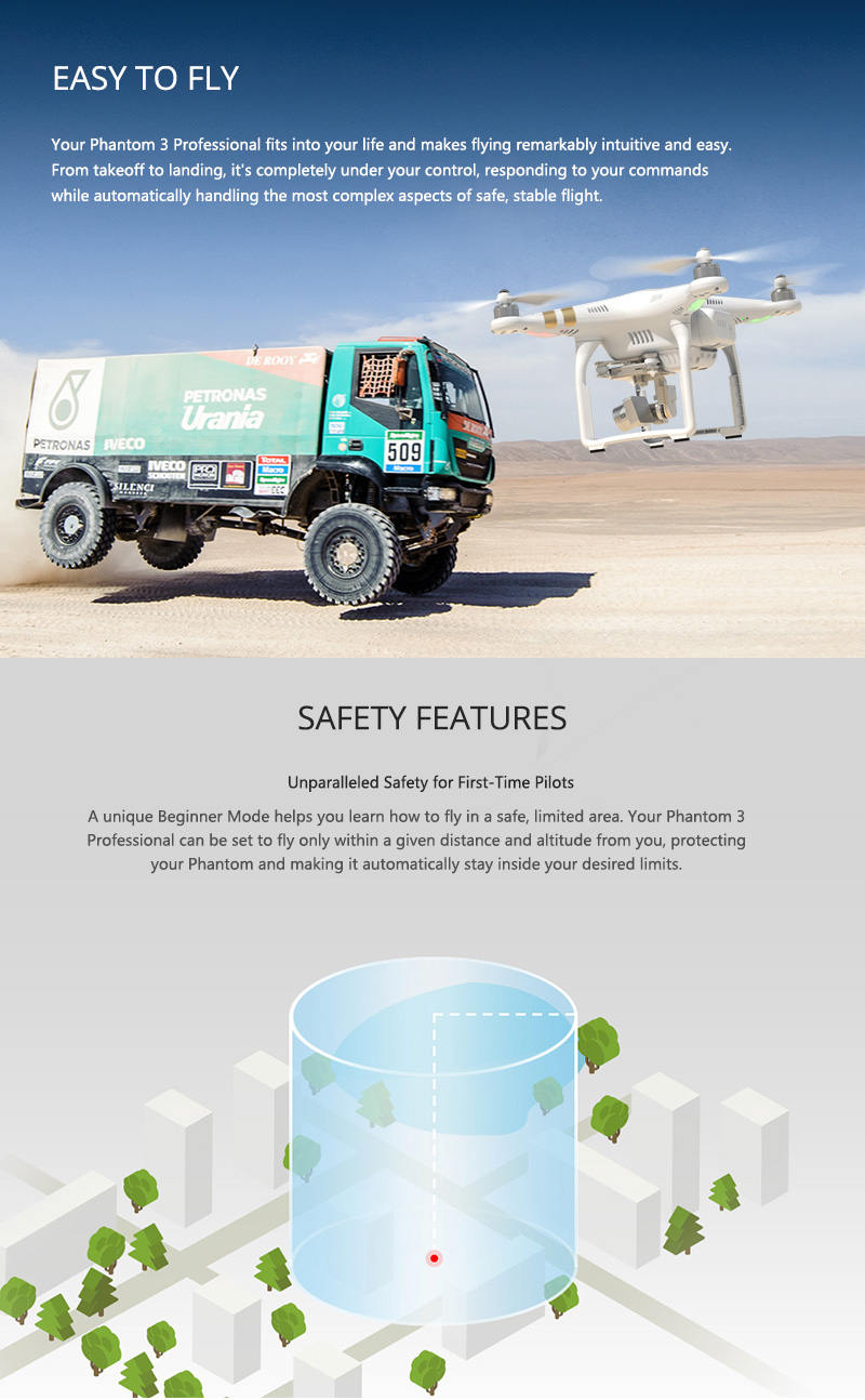 Phantom 3 - Professional Edition - From Drones Direct