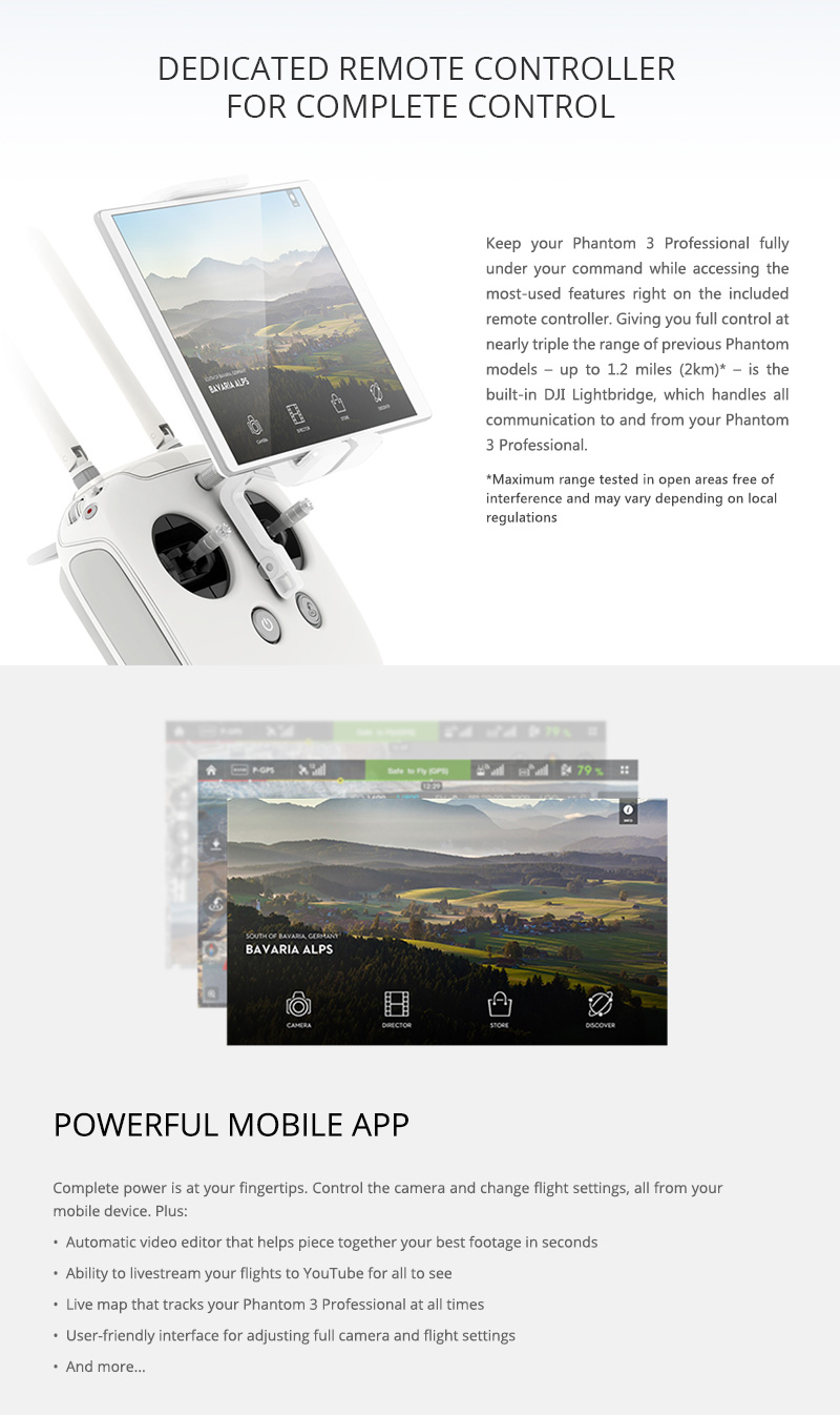 Phantom 3 - Professional Edition - From Drones Direct