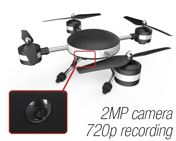 ProFlight UFO 2MP Integrated Camera, 720p Recording